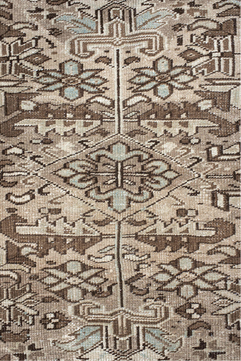 Antique Heriz Area Rug (7' x 10')